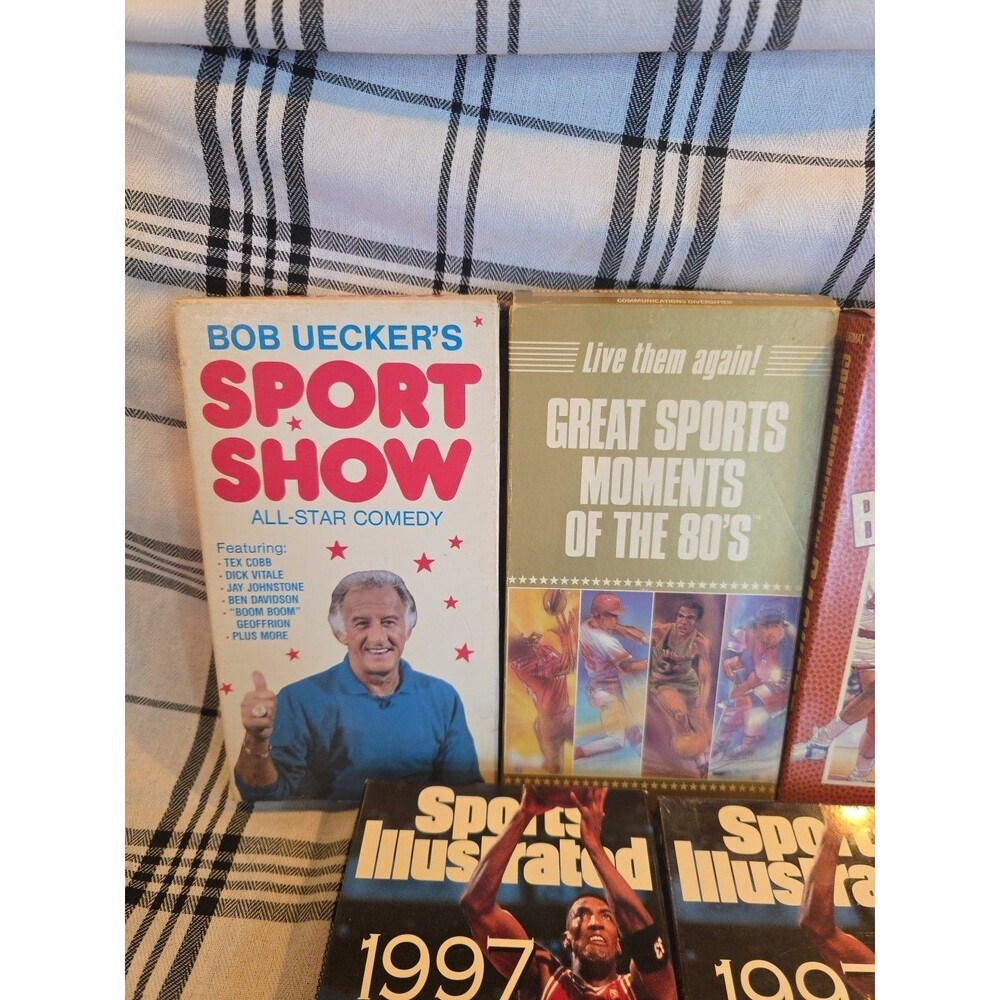 Bob Uecker Sports VHS Tapes Great Moments Basketball‎ Sports Illustrated 80s 90s - Picture 3 of 9
